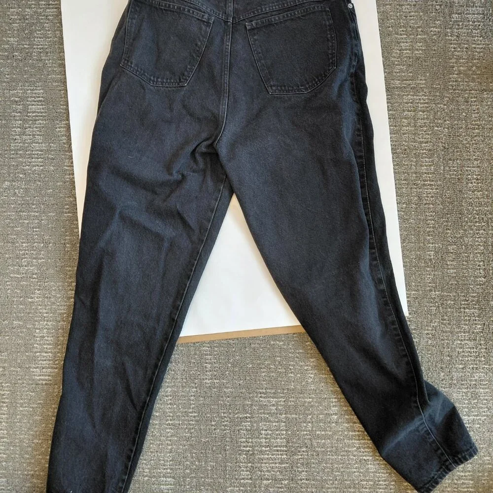 Vintage Sasson High-Rise Straight Leg Jeans — Distressed 90s/80s Denim —Sz 17/18